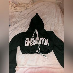Binghamton University cropped sweatshirt